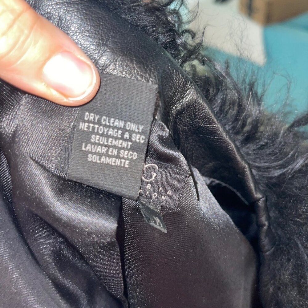 BCBG Max Azria Collection Mongolian Fur Coat - Picture 7 of 13
